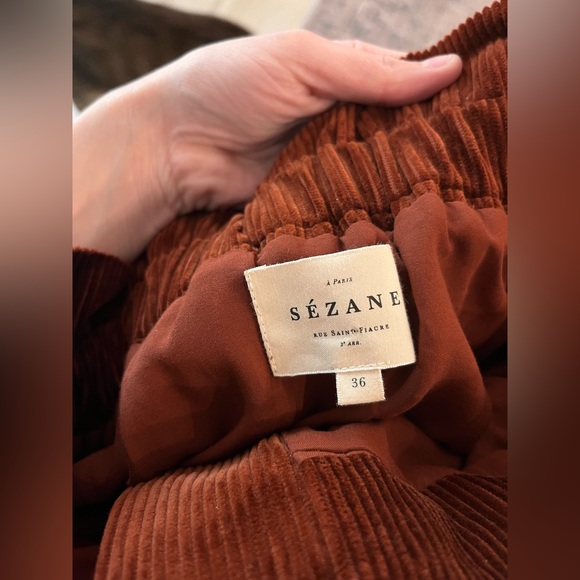 Sezane Paulita Tie Skirt - Picture 2 of 4